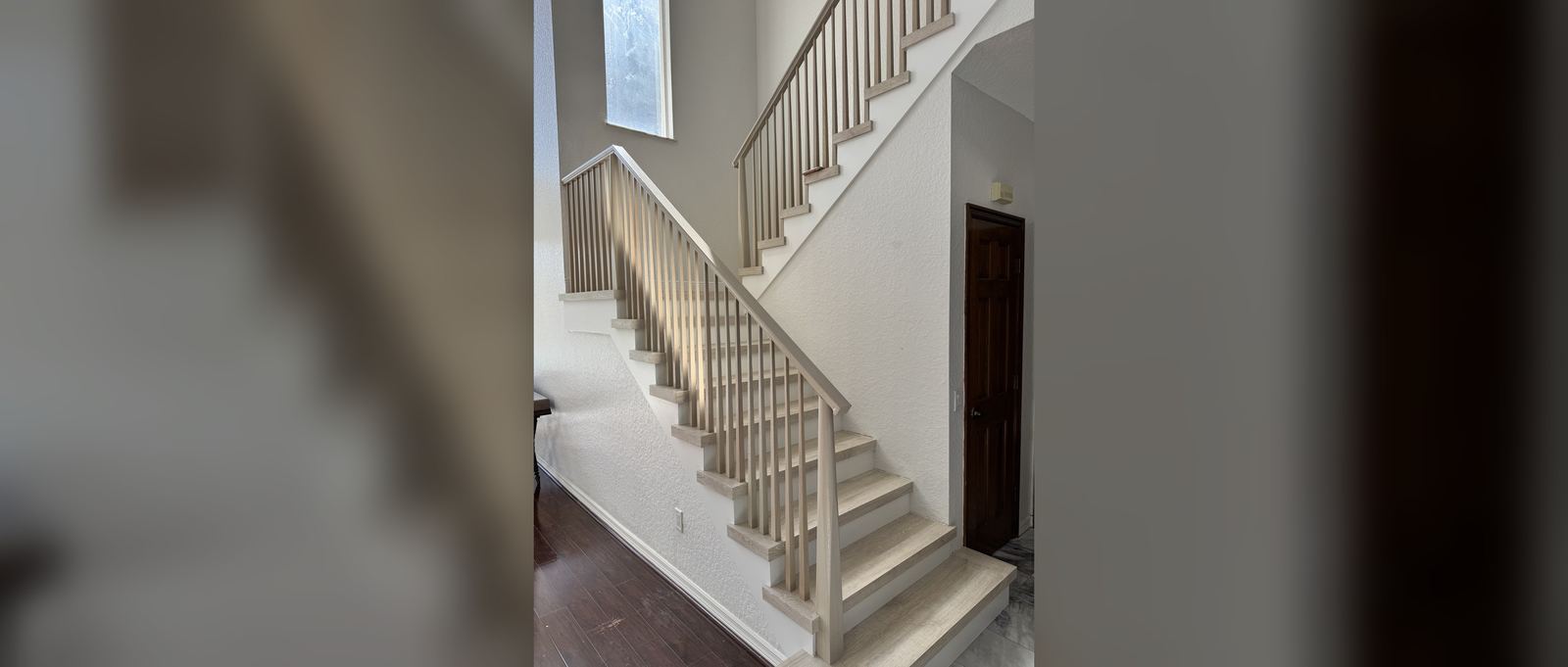 Carpet to Solid Oak — after