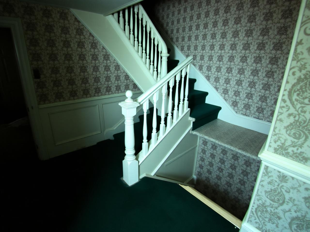 Dated Balustrade Rebuilt — before