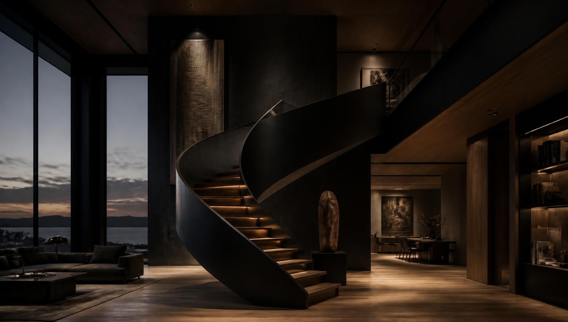 Custom staircase installed in a Central Florida home
