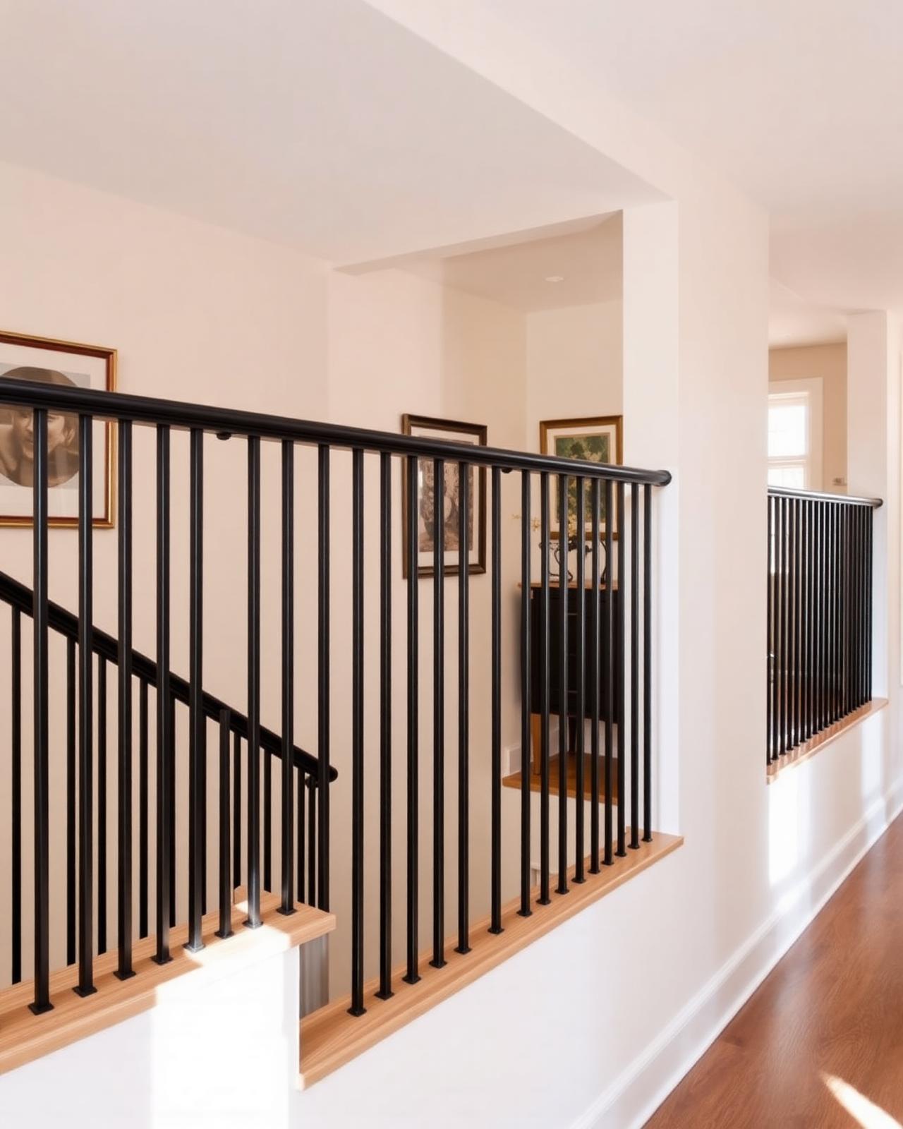 Blackened Metal Railing — Metal Railings
